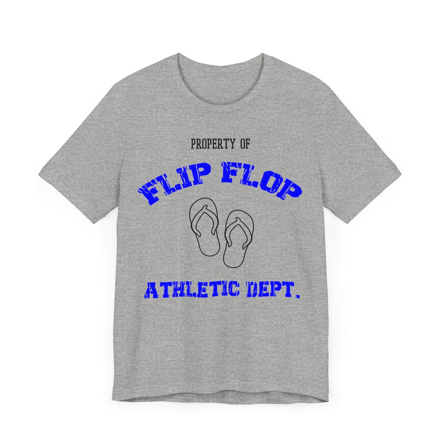 Flip Flop Athletic Dept Unisex Jersey Short Sleeve Tee