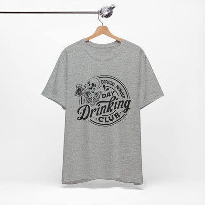 Official Member Day Drinking Club Unisex Jersey Short Sleeve Tee