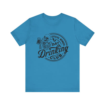 Official Member Day Drinking Club Unisex Jersey Short Sleeve Tee