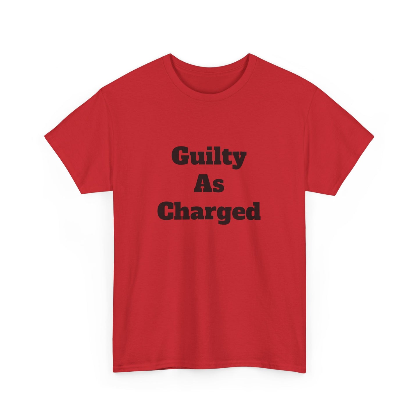 Guilty As Charged Unisex Heavy Cotton Tee