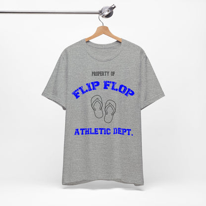 Flip Flop Athletic Dept Unisex Jersey Short Sleeve Tee