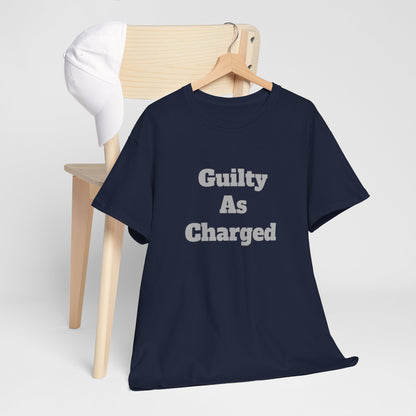 Guilty As Charged Unisex Heavy Cotton Tee