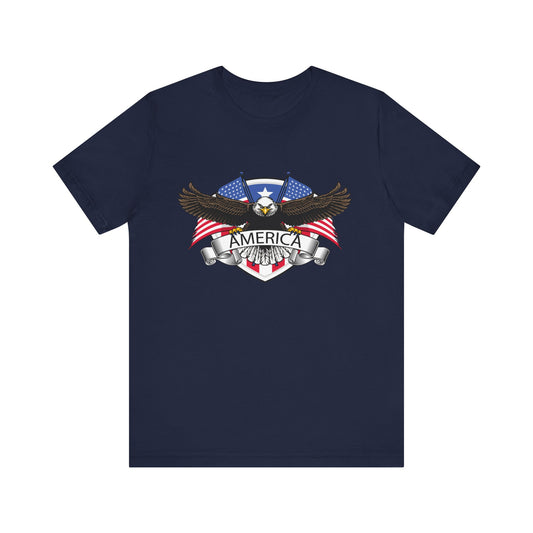 America Eagle Unisex Jersey Short Sleeve Tee