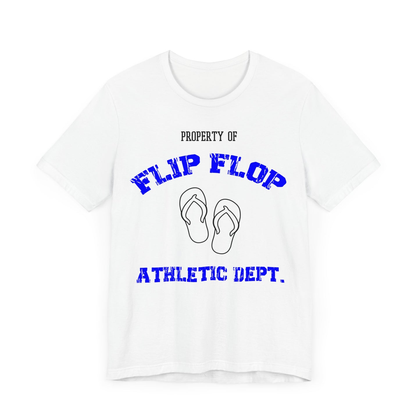 Flip Flop Athletic Dept Unisex Jersey Short Sleeve Tee