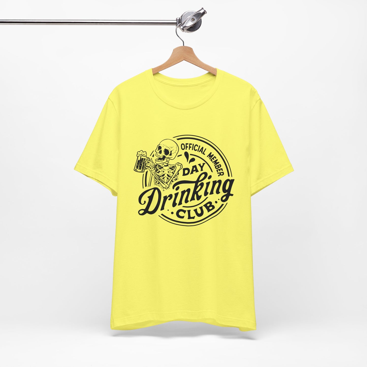 Official Member Day Drinking Club Unisex Jersey Short Sleeve Tee