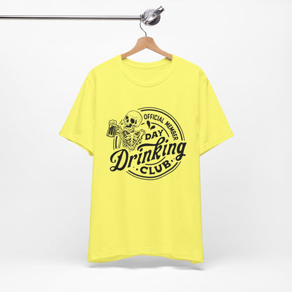 Official Member Day Drinking Club Unisex Jersey Short Sleeve Tee