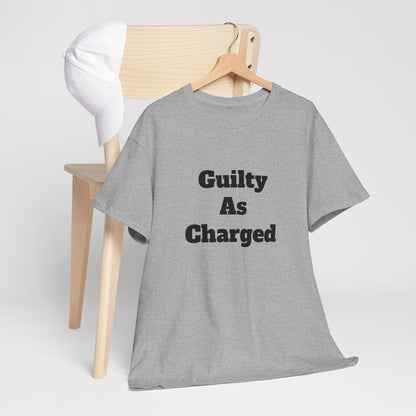 Guilty As Charged Unisex Heavy Cotton Tee