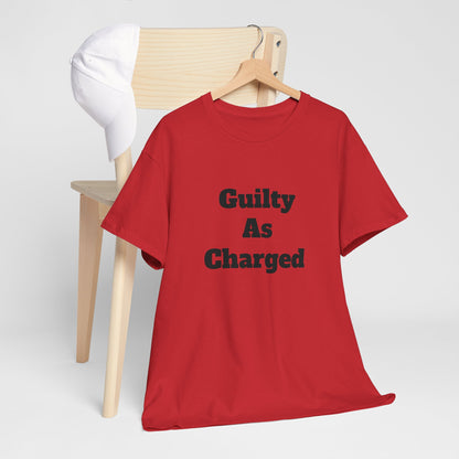 Guilty As Charged Unisex Heavy Cotton Tee