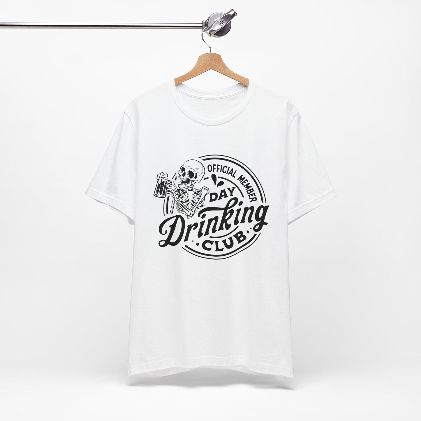 Official Member Day Drinking Club Unisex Jersey Short Sleeve Tee