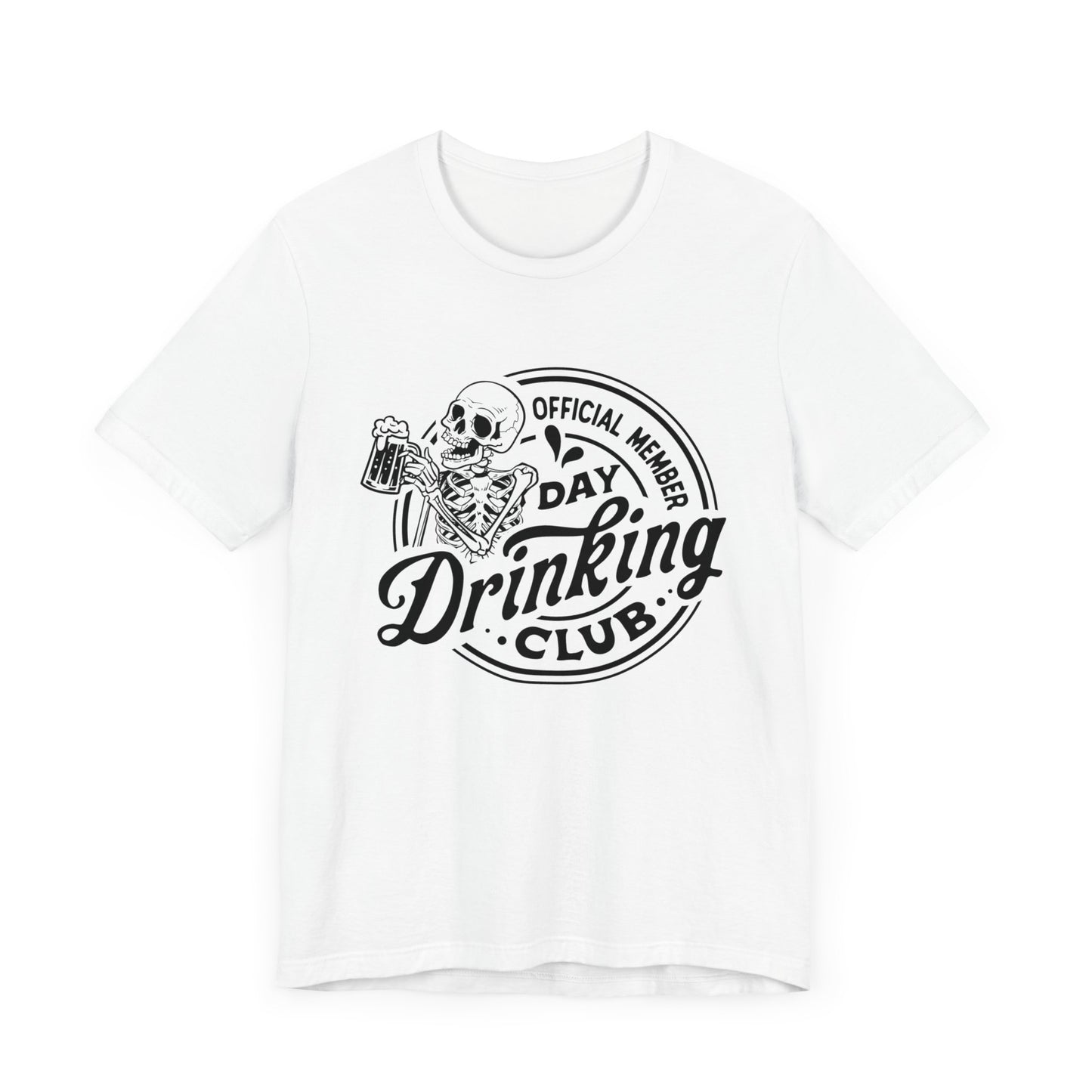 Official Member Day Drinking Club Unisex Jersey Short Sleeve Tee