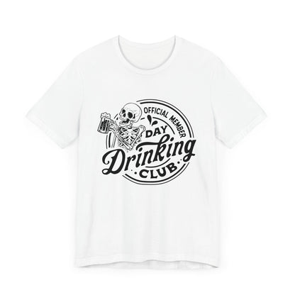 Official Member Day Drinking Club Unisex Jersey Short Sleeve Tee