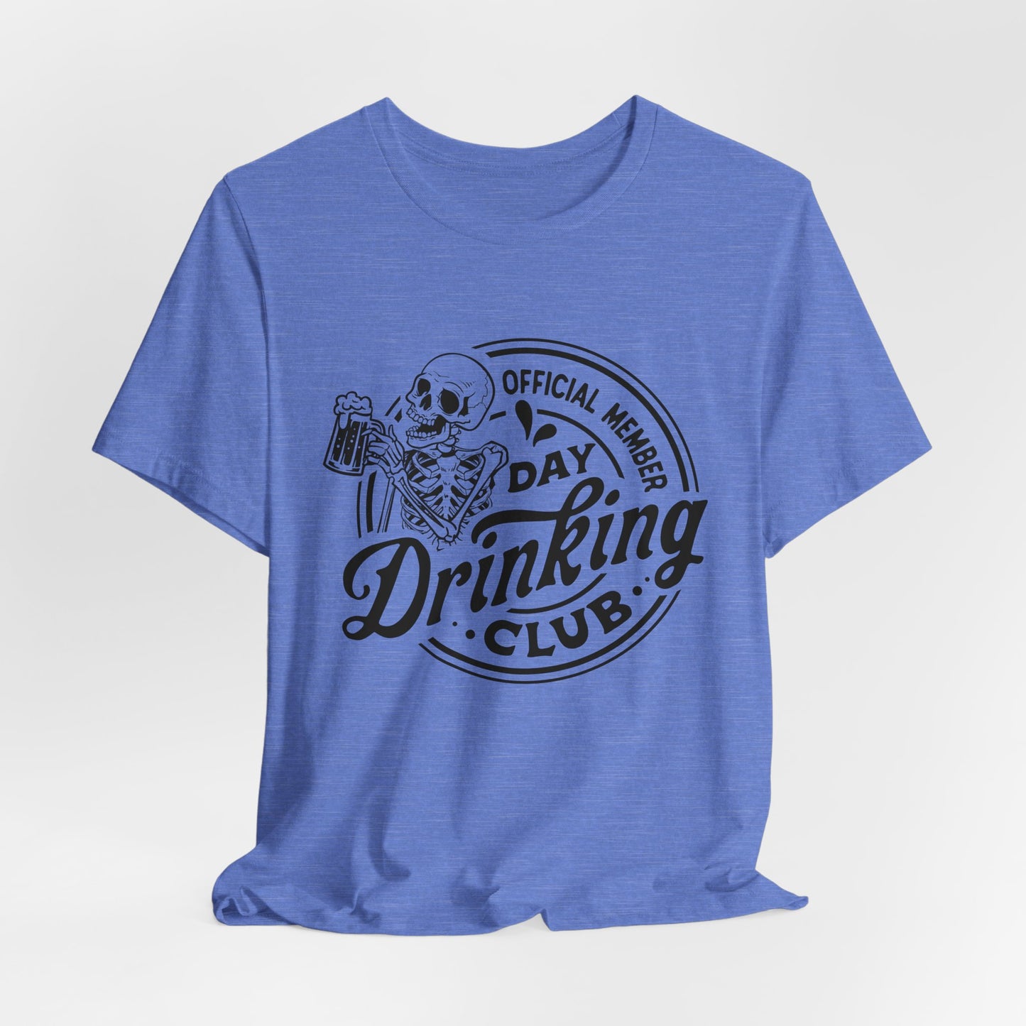 Official Member Day Drinking Club Unisex Jersey Short Sleeve Tee