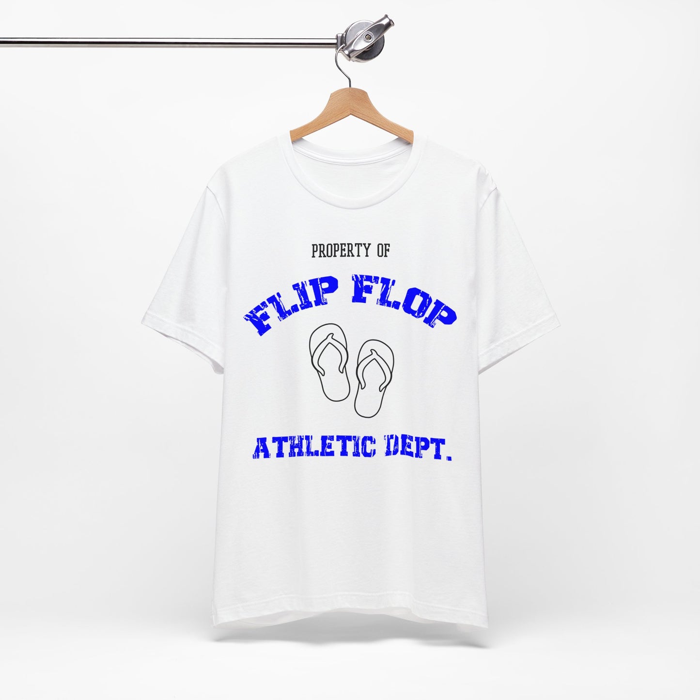 Flip Flop Athletic Dept Unisex Jersey Short Sleeve Tee