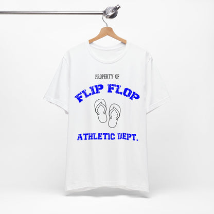 Flip Flop Athletic Dept Unisex Jersey Short Sleeve Tee