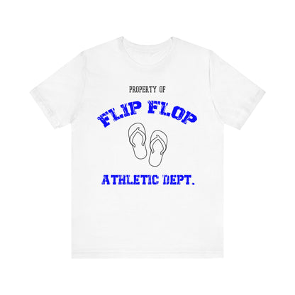 Flip Flop Athletic Dept Unisex Jersey Short Sleeve Tee