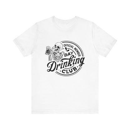 Official Member Day Drinking Club Unisex Jersey Short Sleeve Tee