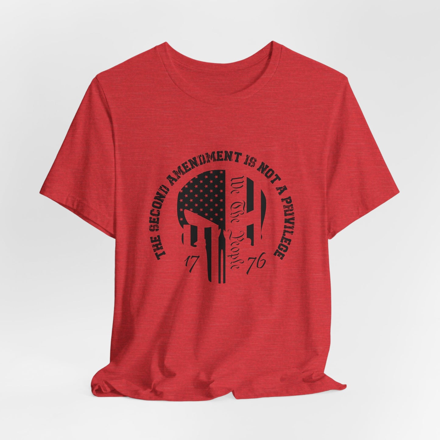 2nd Amendment Is Not A Privilege Unisex Jersey Short Sleeve Tee