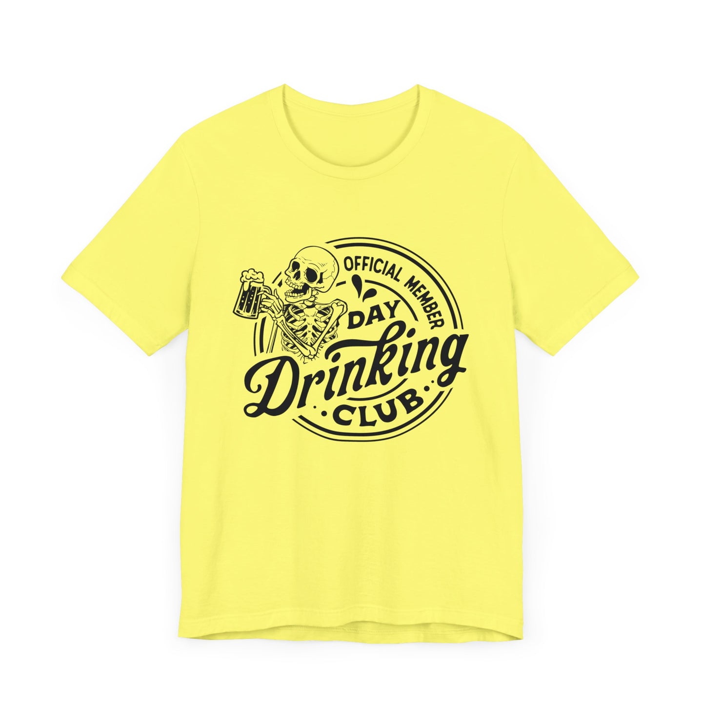 Official Member Day Drinking Club Unisex Jersey Short Sleeve Tee