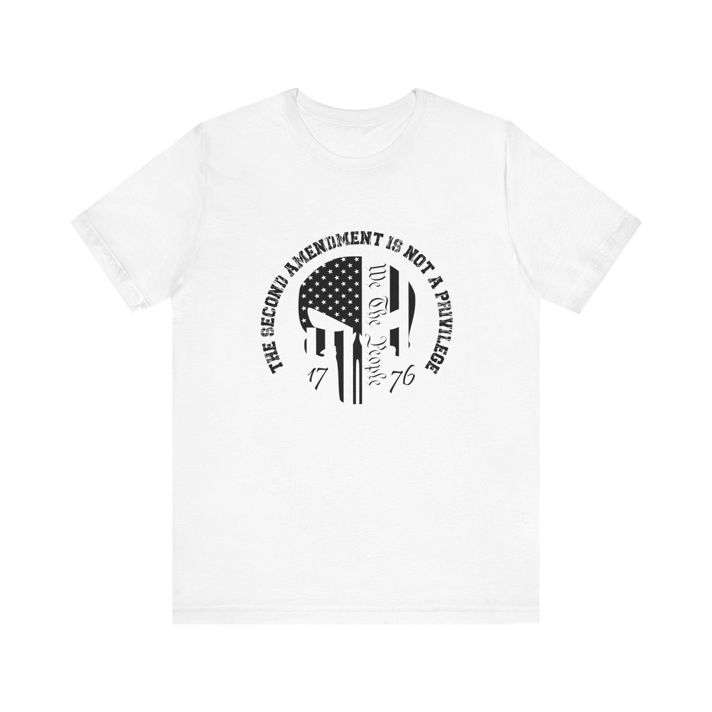 2nd Amendment Is Not A Privilege Unisex Jersey Short Sleeve Tee