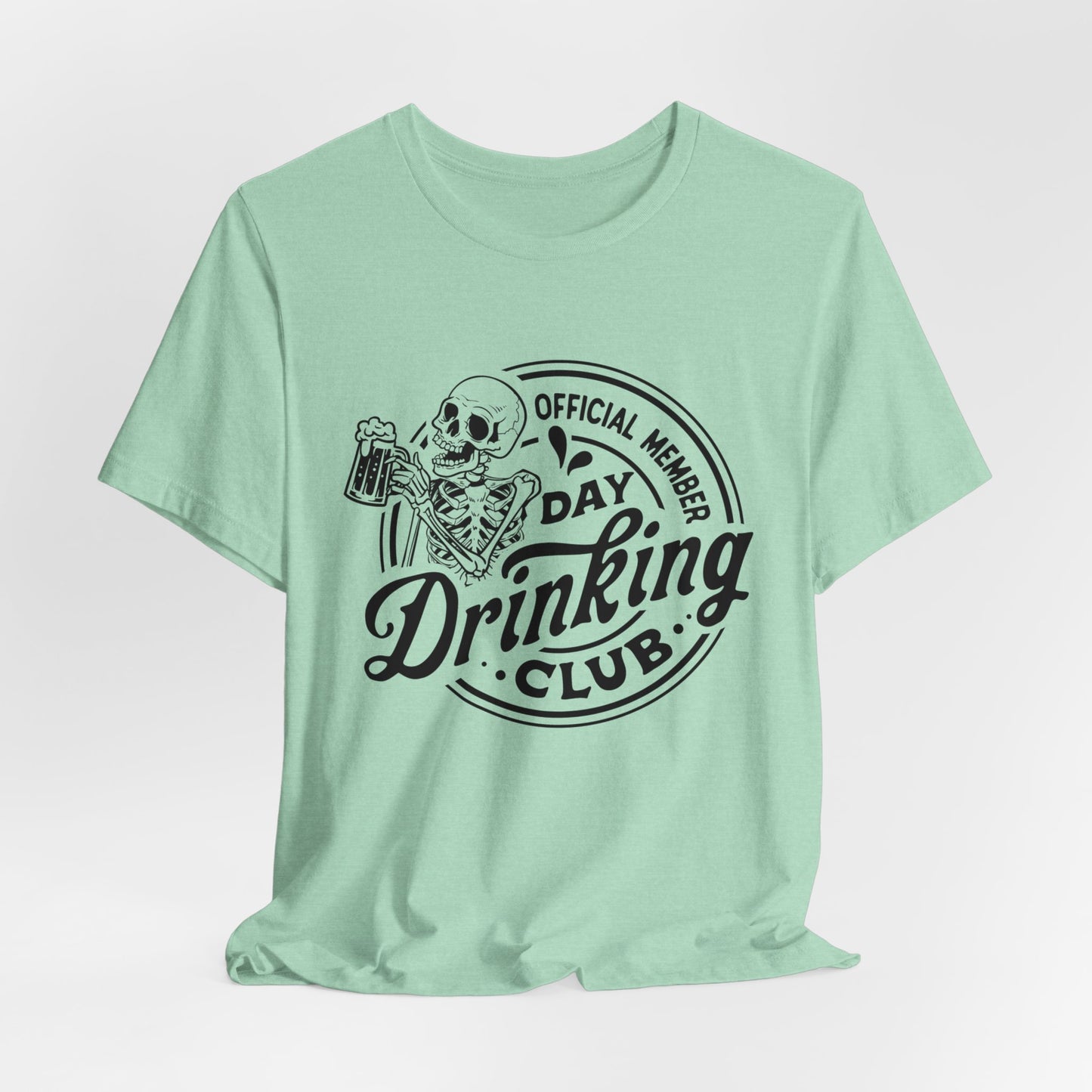 Official Member Day Drinking Club Unisex Jersey Short Sleeve Tee