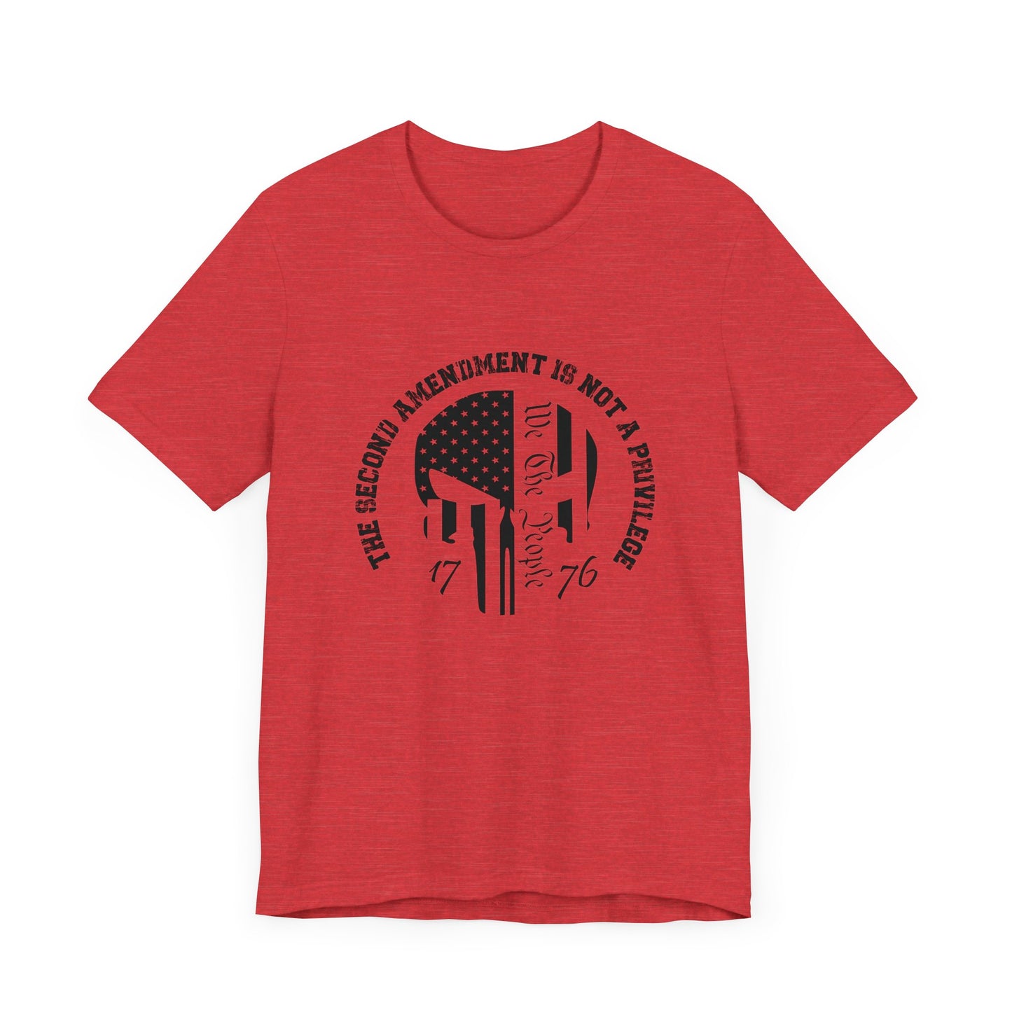 2nd Amendment Is Not A Privilege Unisex Jersey Short Sleeve Tee