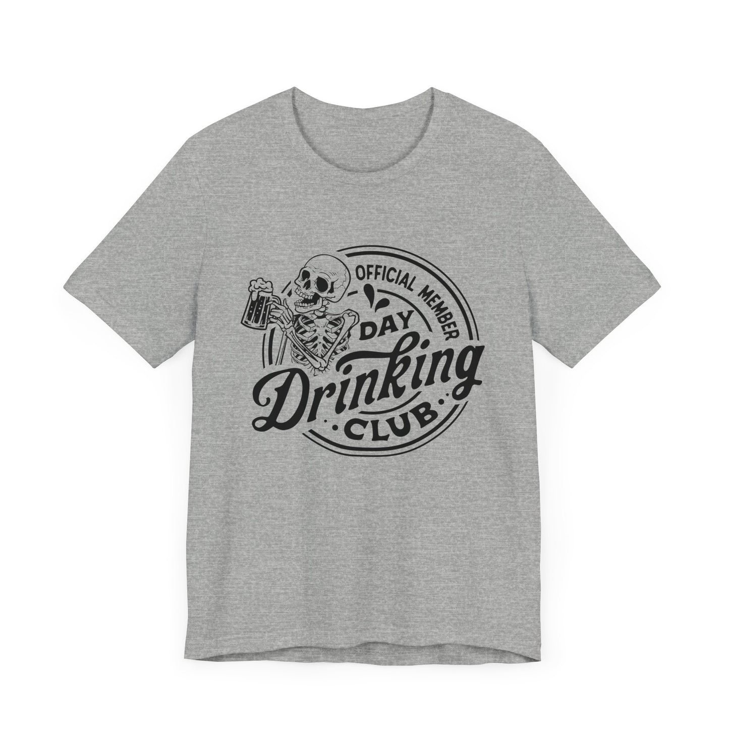 Official Member Day Drinking Club Unisex Jersey Short Sleeve Tee