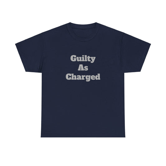 Guilty As Charged Unisex Heavy Cotton Tee