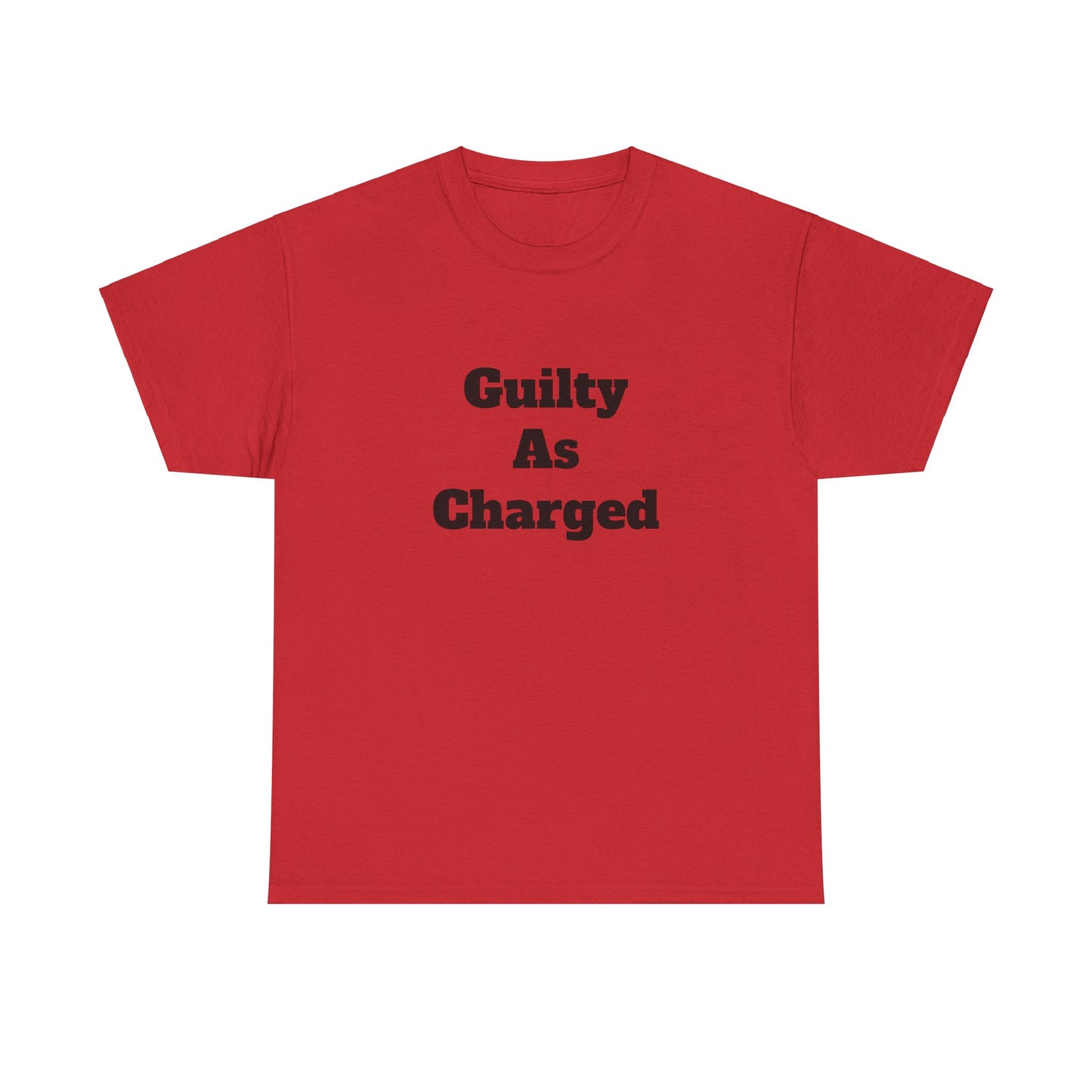 Guilty As Charged Unisex Heavy Cotton Tee