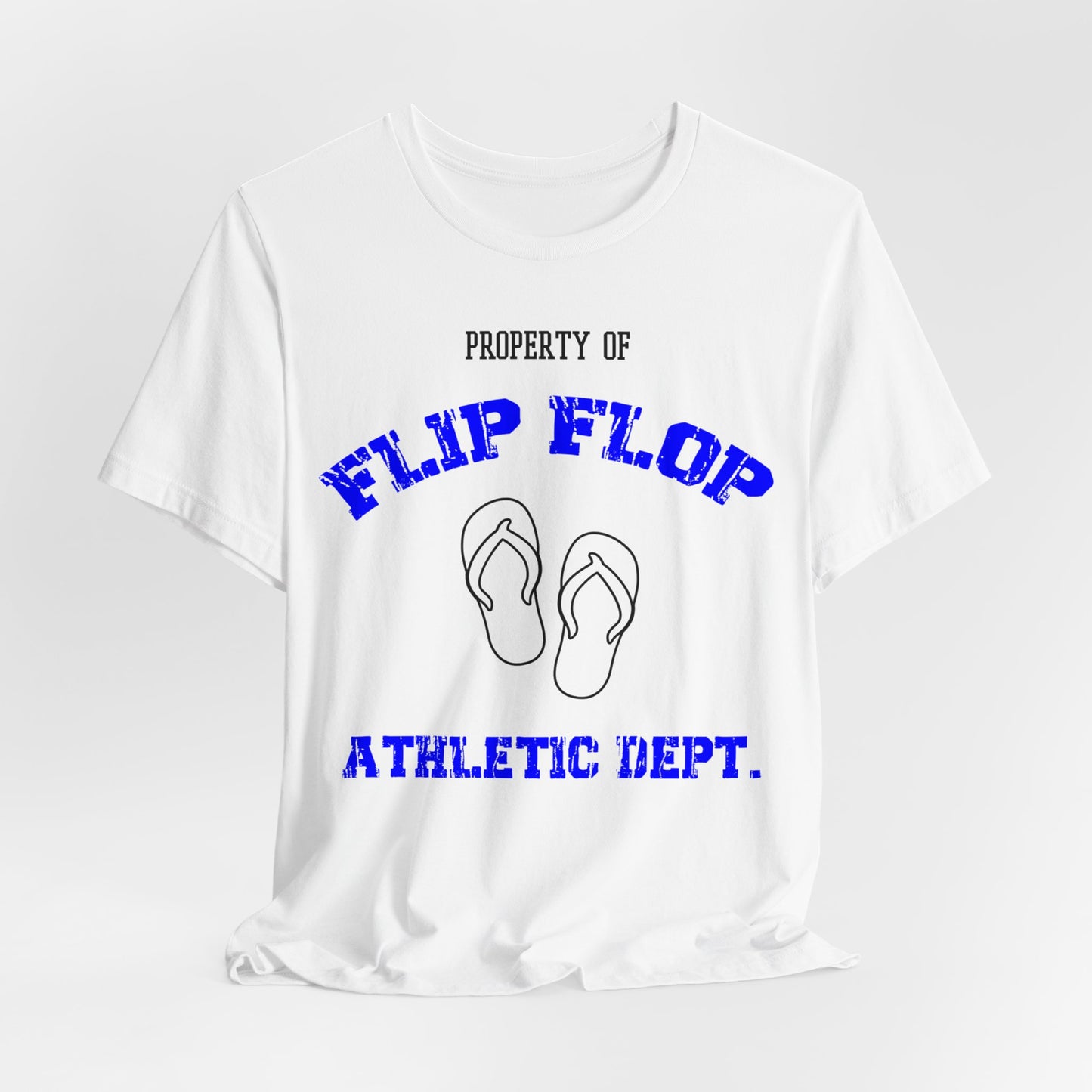 Flip Flop Athletic Dept Unisex Jersey Short Sleeve Tee