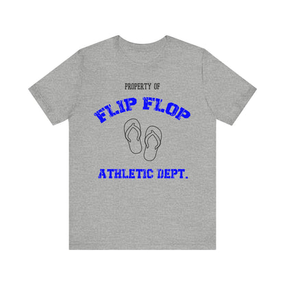 Flip Flop Athletic Dept Unisex Jersey Short Sleeve Tee