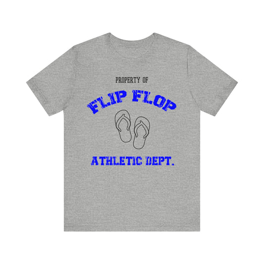 Flip Flop Athletic Dept Unisex Jersey Short Sleeve Tee