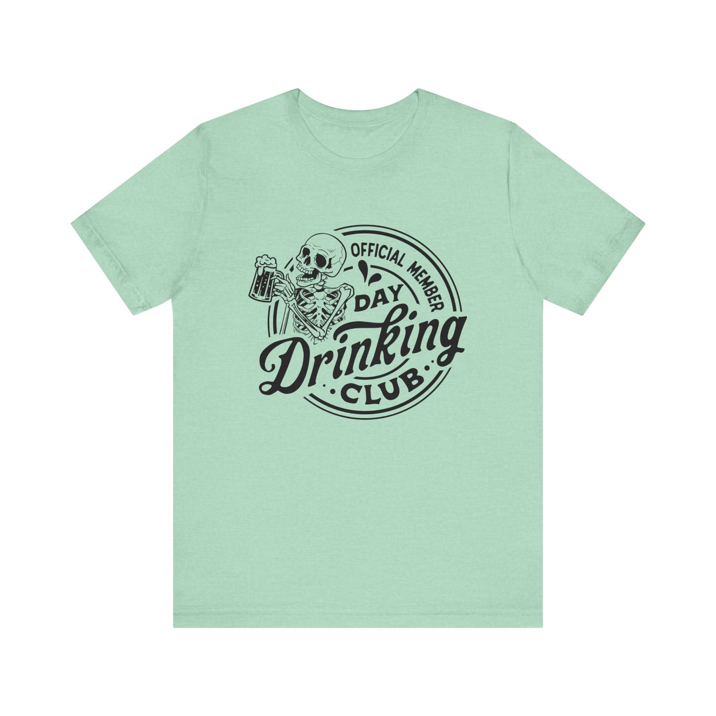 Official Member Day Drinking Club Unisex Jersey Short Sleeve Tee