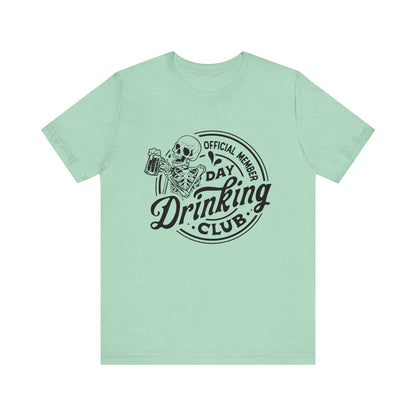 Official Member Day Drinking Club Unisex Jersey Short Sleeve Tee