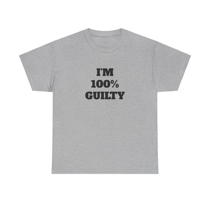 100% GUILTY Unisex Heavy Cotton Tee