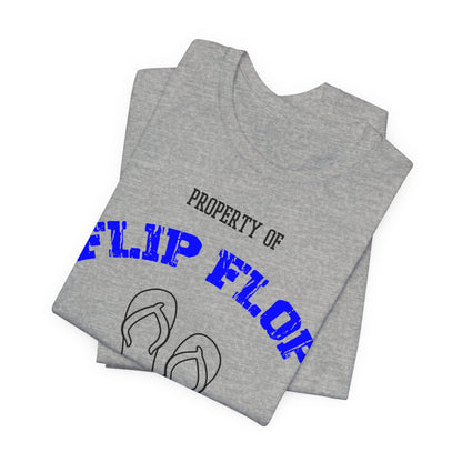 Flip Flop Athletic Dept Unisex Jersey Short Sleeve Tee