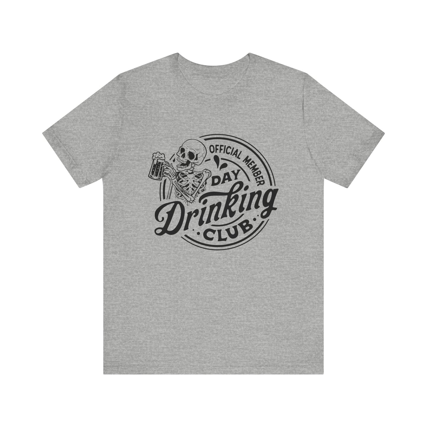 Official Member Day Drinking Club Unisex Jersey Short Sleeve Tee