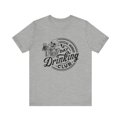 Official Member Day Drinking Club Unisex Jersey Short Sleeve Tee