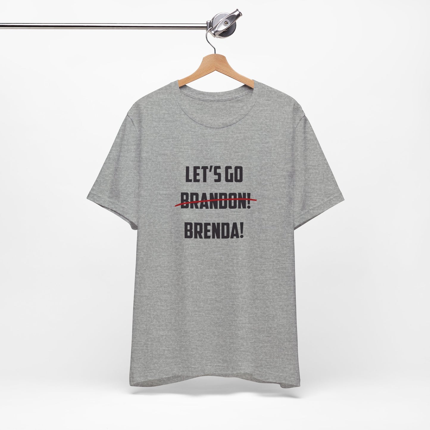 Let's Go Brenda Unisex Jersey Short Sleeve Tee