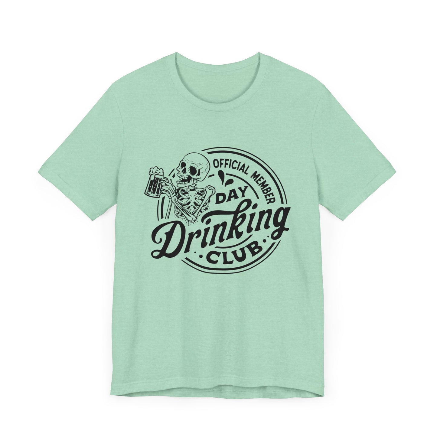 Official Member Day Drinking Club Unisex Jersey Short Sleeve Tee