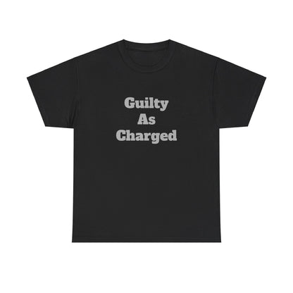 Guilty As Charged Unisex Heavy Cotton Tee