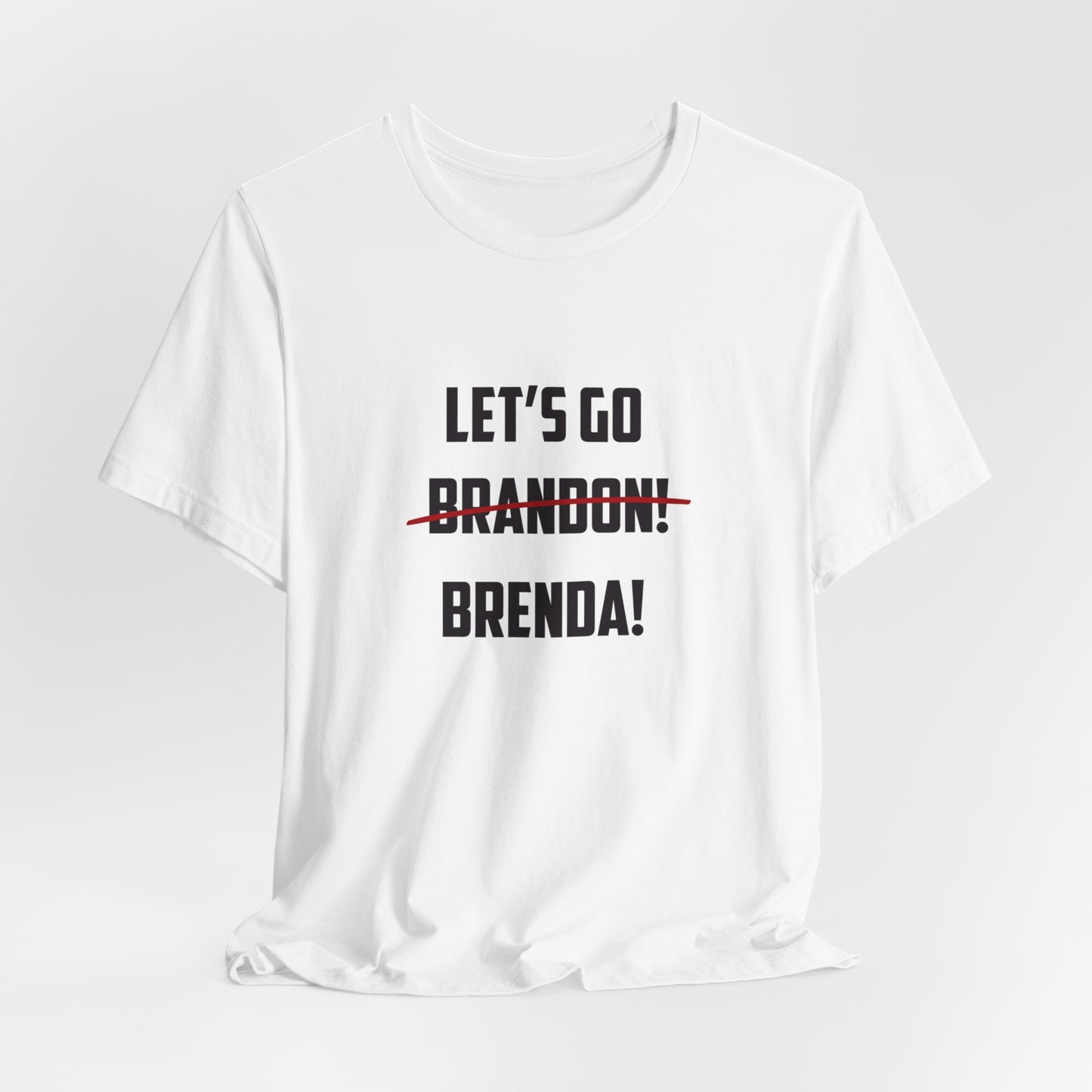 Let's Go Brenda Unisex Jersey Short Sleeve Tee