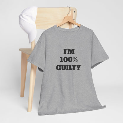 100% GUILTY Unisex Heavy Cotton Tee