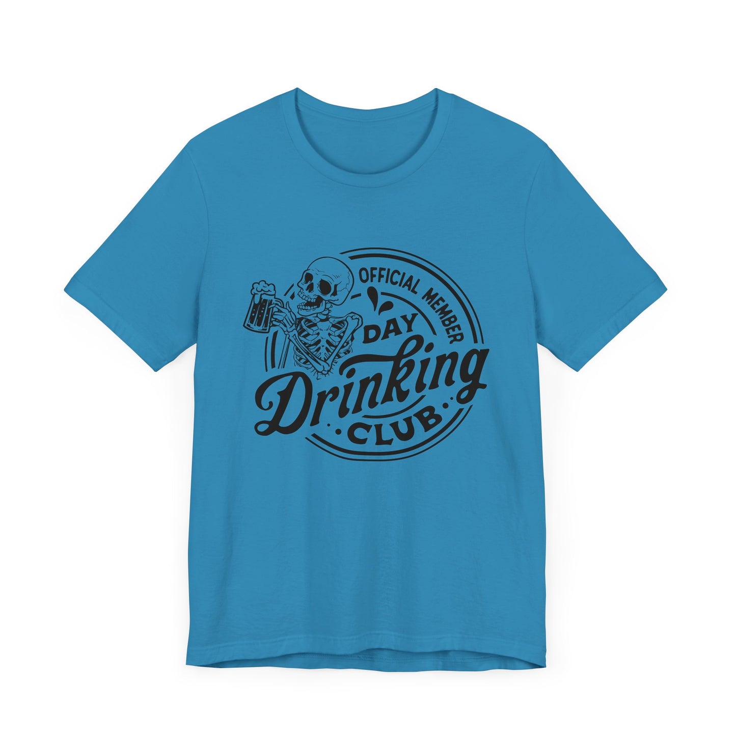 Official Member Day Drinking Club Unisex Jersey Short Sleeve Tee