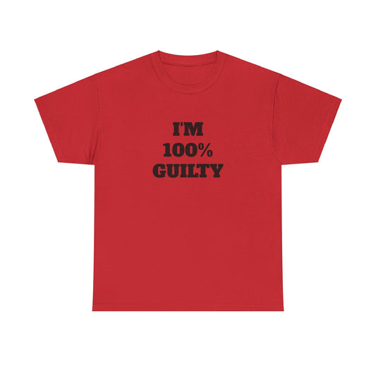 100% GUILTY Unisex Heavy Cotton Tee