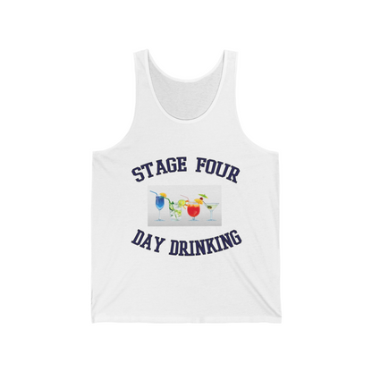 Stage Four Day Drinking Unisex Jersey Tank